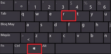 windows and r key together