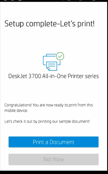 connected printer