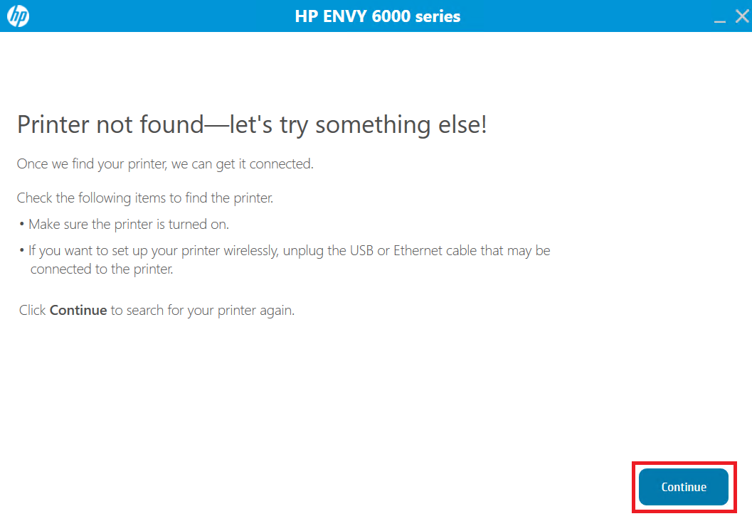 Connect the HP Envy 6052 printer USB