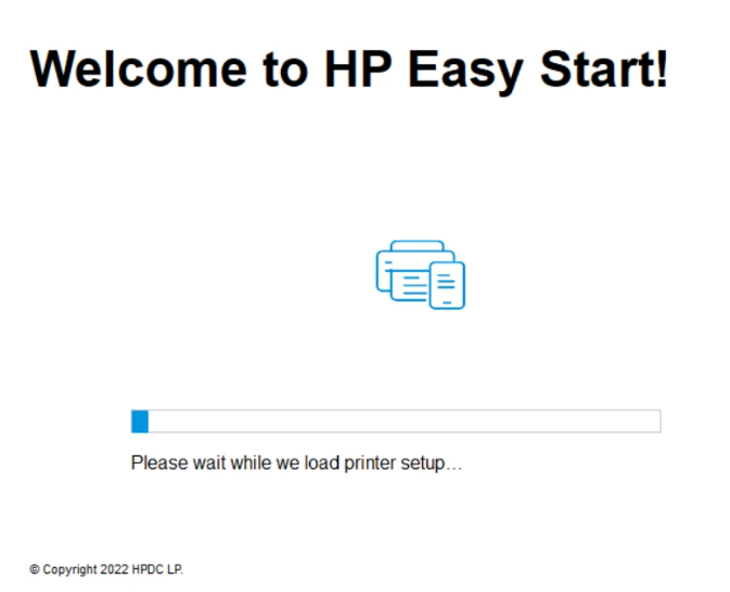 Loading HP 4002dn setup