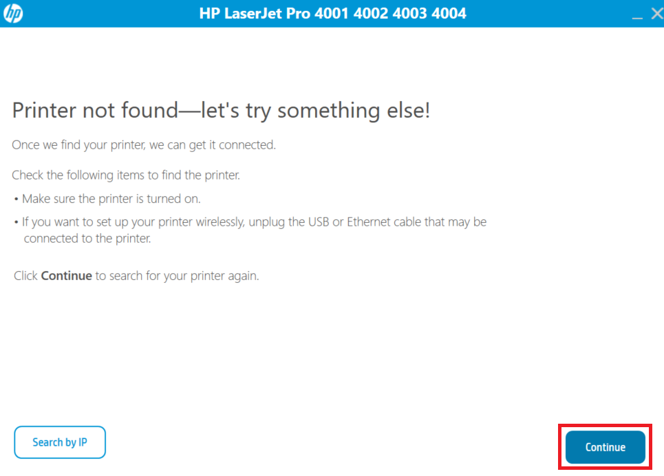 Connect HP Laserjet 4003 printer to the computer