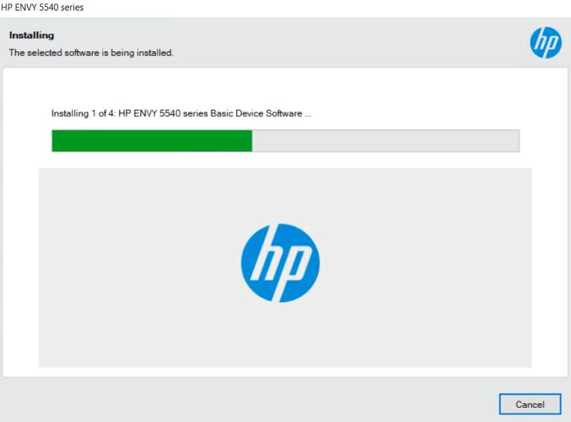 Installing HP ENVY 5544 drivers