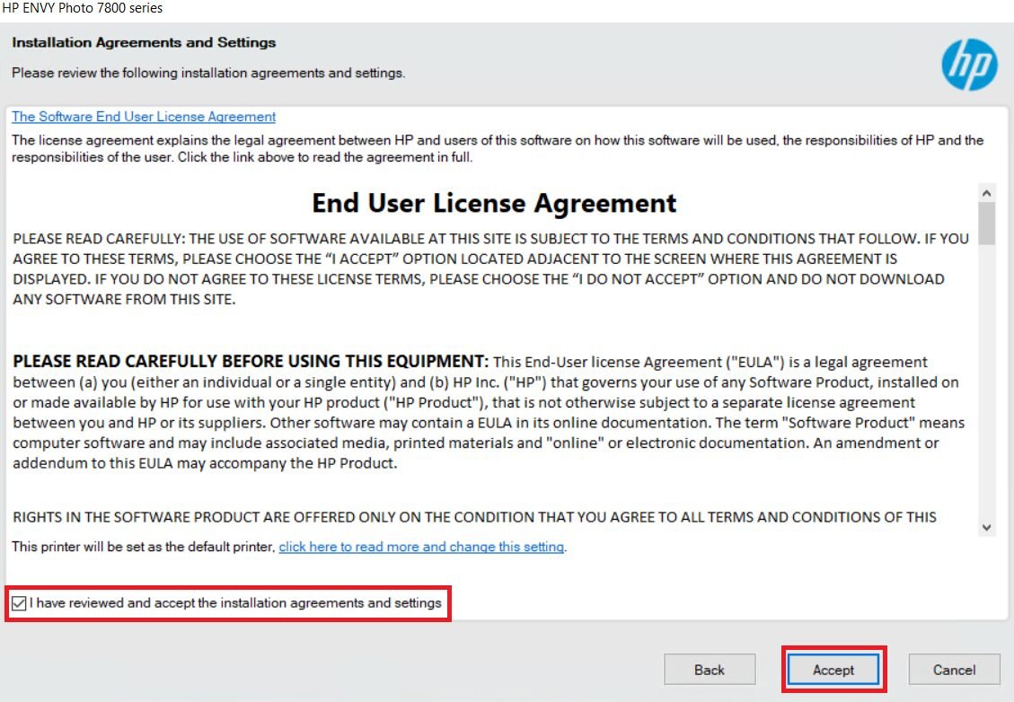 accept end user agreement