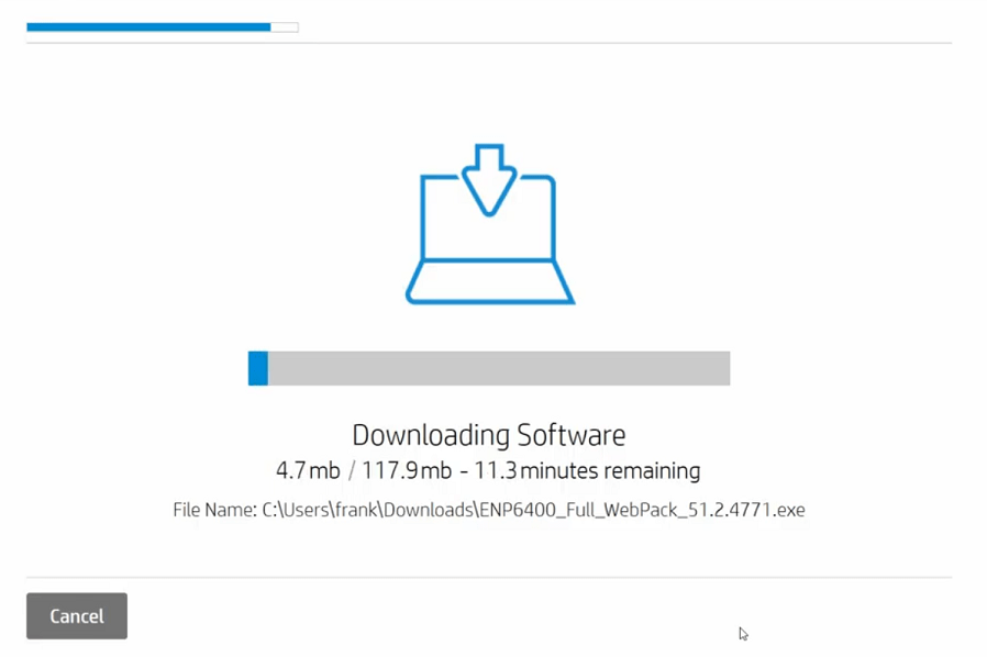 wait for download to complete