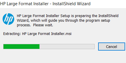 wait install wizard to start