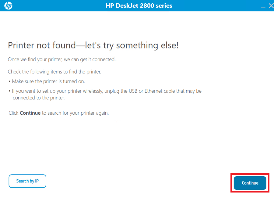 connect HP Deskjet 2876 with USB