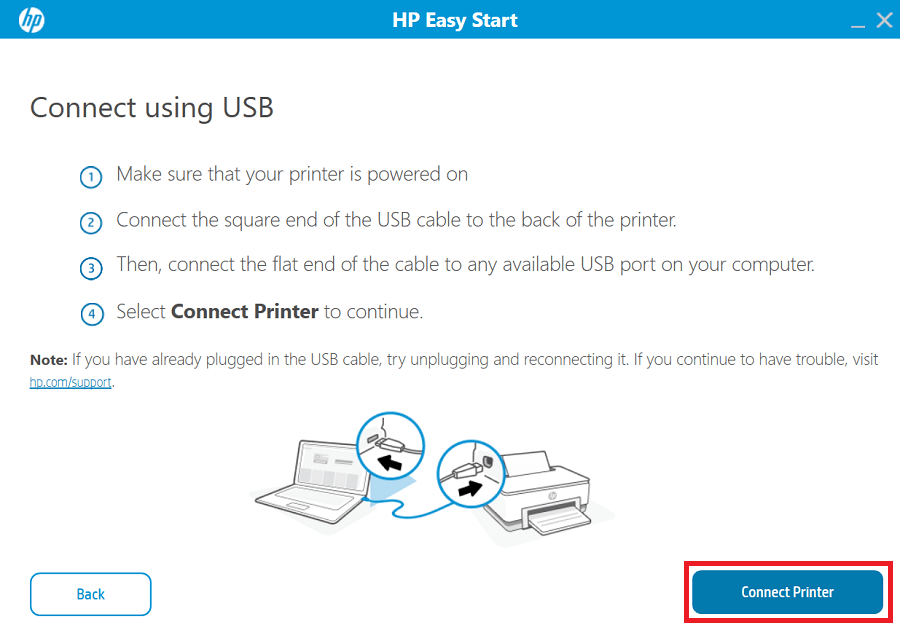 connect HP OfficeJet 8010e/8012e printer