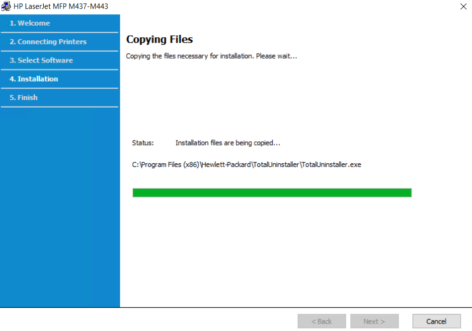 wait for copying of files