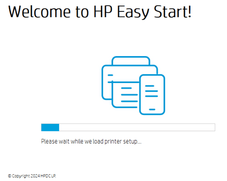 start installation of Easy Start