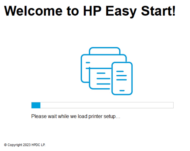 start setup program